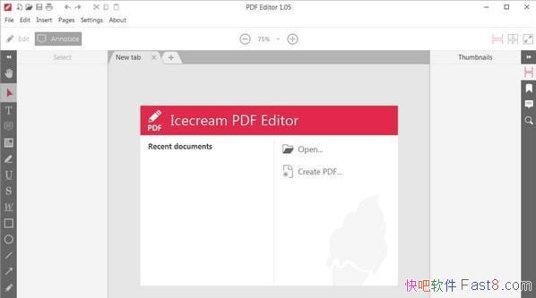 Icecream PDF Editor 2.34 中文绿色版/可以支持修改内容